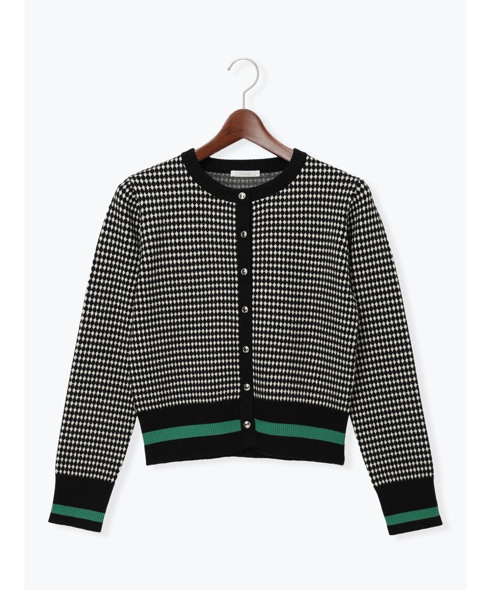 Te chichi バイカラークラシカルカーディガン 