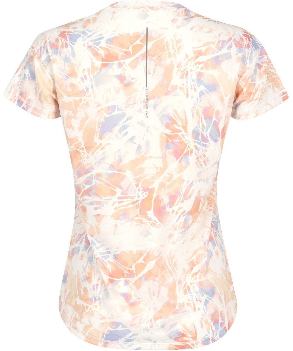 CW-X 【WOMEN】 CW-X トップス 【薄軽ランニングシャツ】 半袖 3分袖 Ｕネック 吸汗速乾性(本体) レディース DLY155 /ワコール 