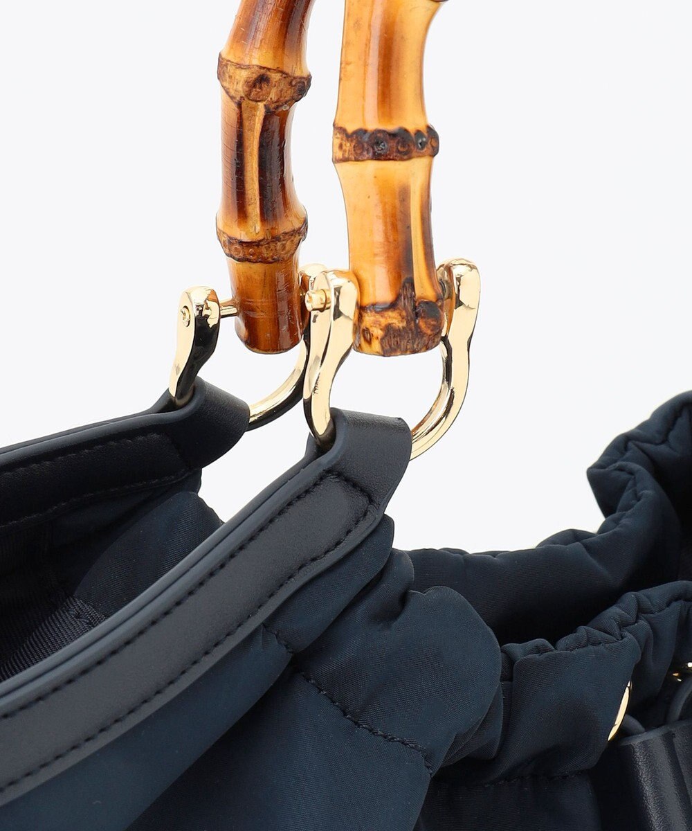 J.PRESS LADIES 【2way】ギャザーバンブー トート バッグ 