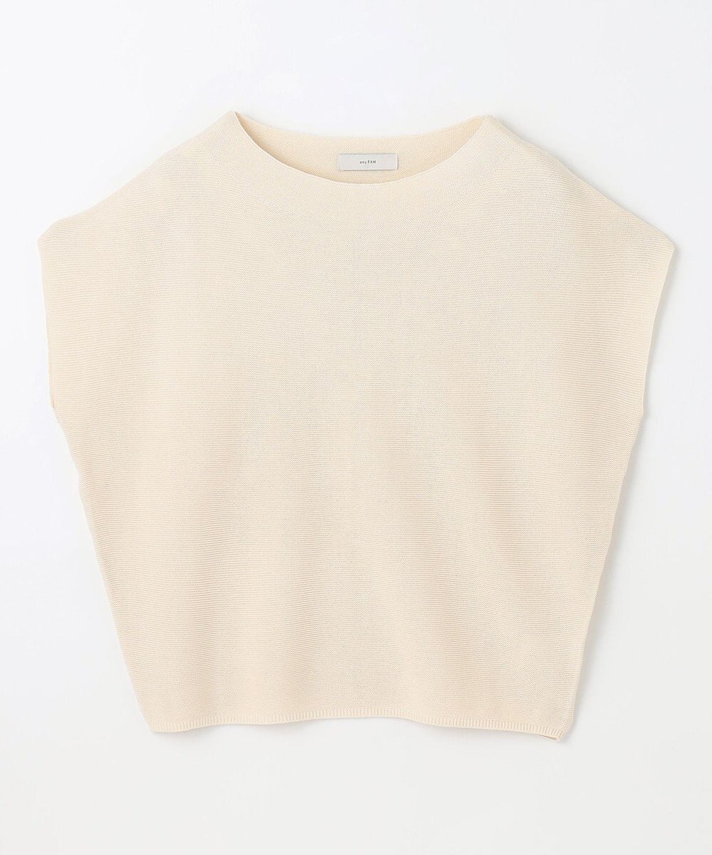 ANY 【新色追加/14色展開】アクリルガーターフレンチスリーブニット 
