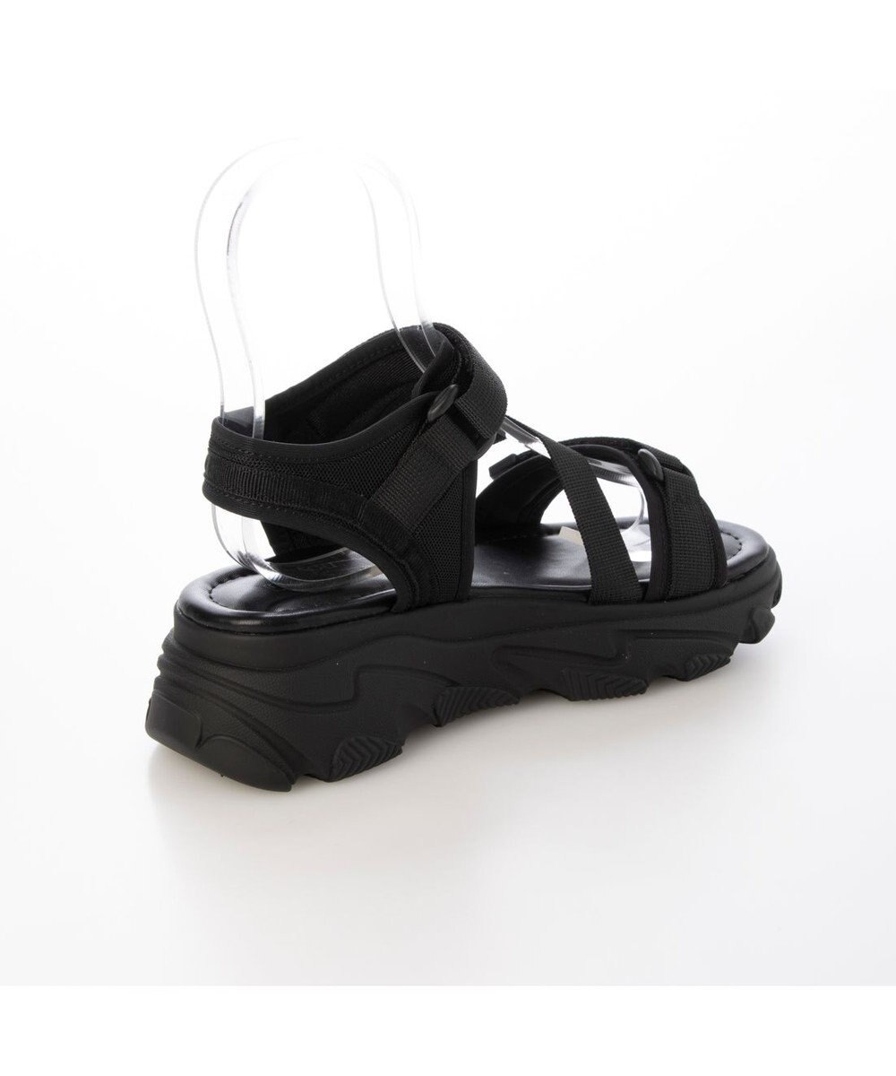 MODE ET JACOMO <noyau>トリプルベルクロ厚底スポーツサンダル 