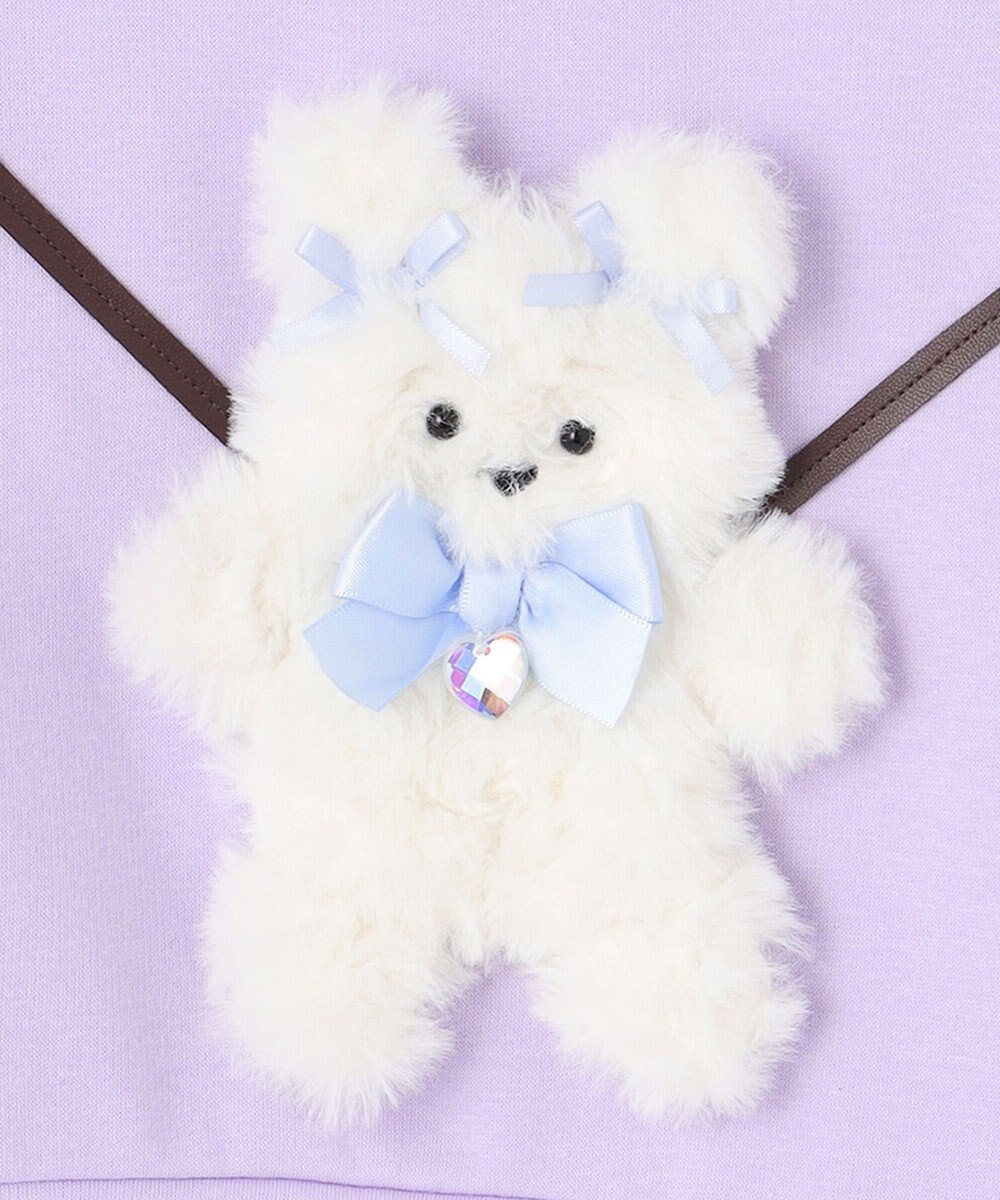 ANY KIDS アニマルポシェット 裏シャギー トレーナー 