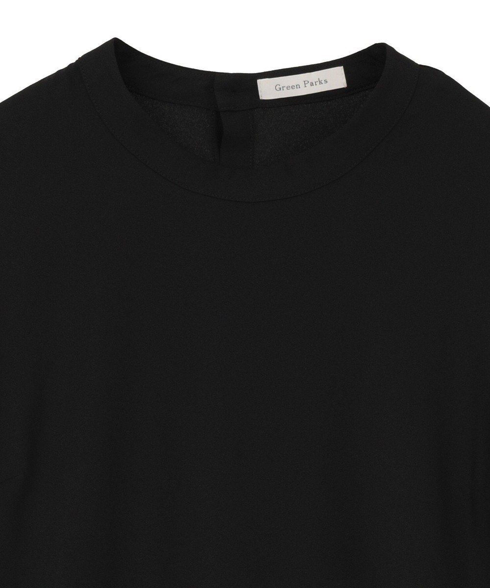 Green Parks Ｏ．袖プリーツブラウス 