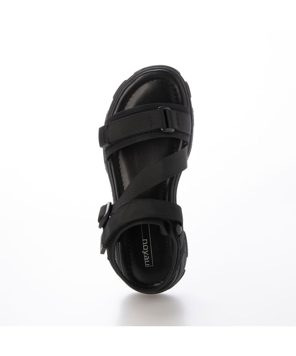 MODE ET JACOMO <noyau>トリプルベルクロ厚底スポーツサンダル 
