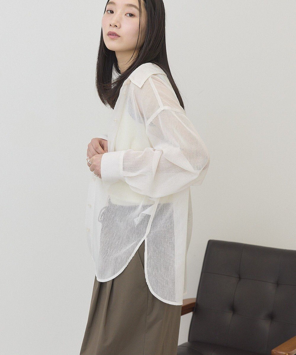 AMERICAN HOLIC メッシュ長袖シャツ 