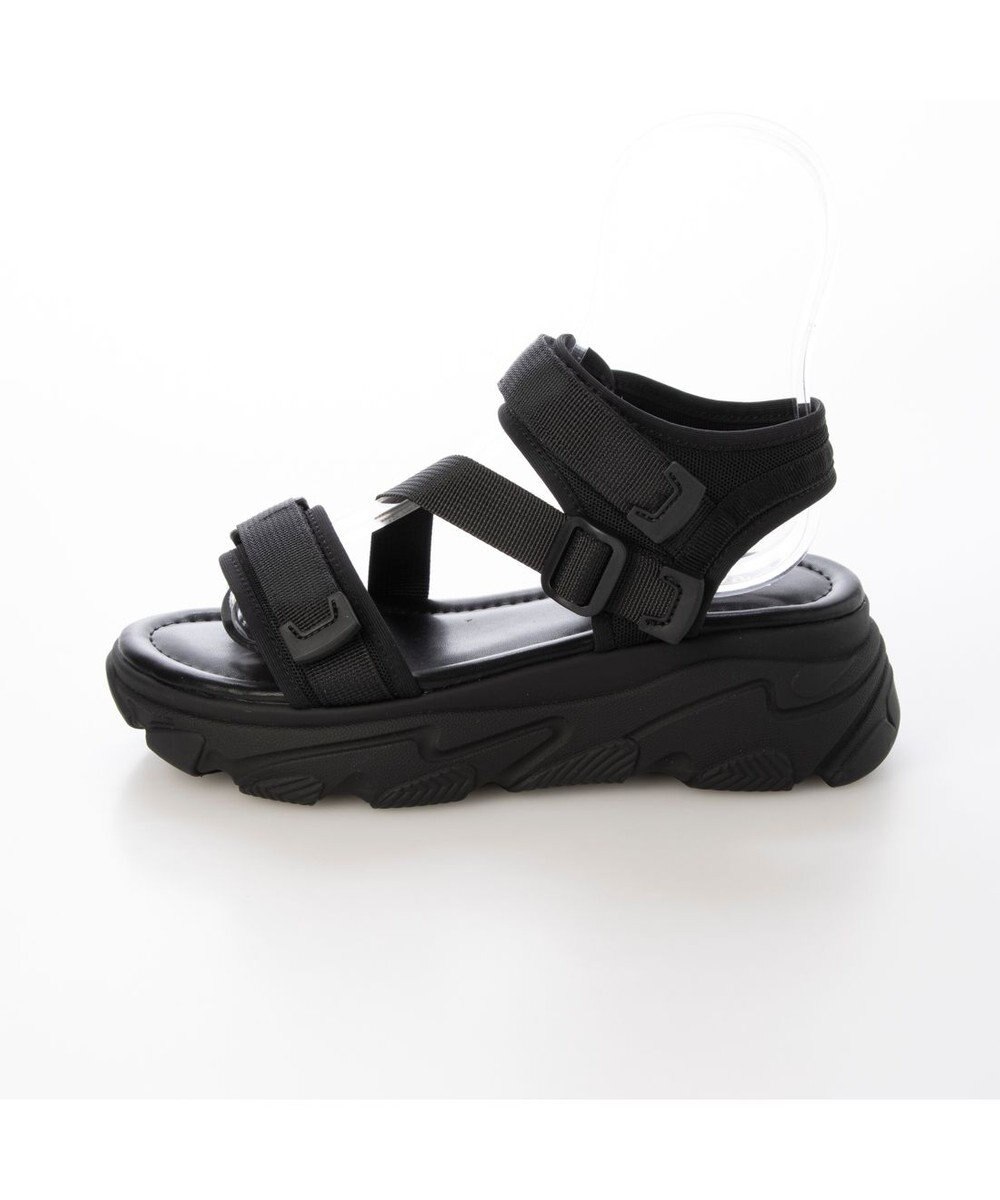 MODE ET JACOMO <noyau>トリプルベルクロ厚底スポーツサンダル 