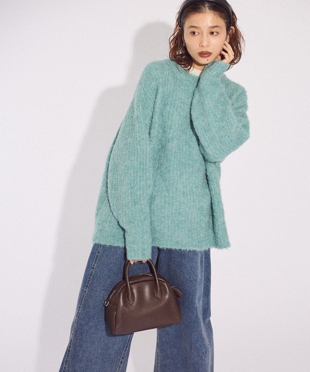 Green Parks ブークレＭＩＸニットチュニック 