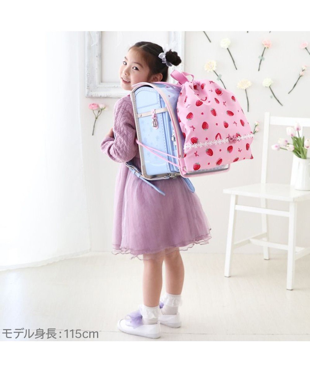 Mother garden マザーガーデン 野いちご お着替え巾着 《いちご柄》 