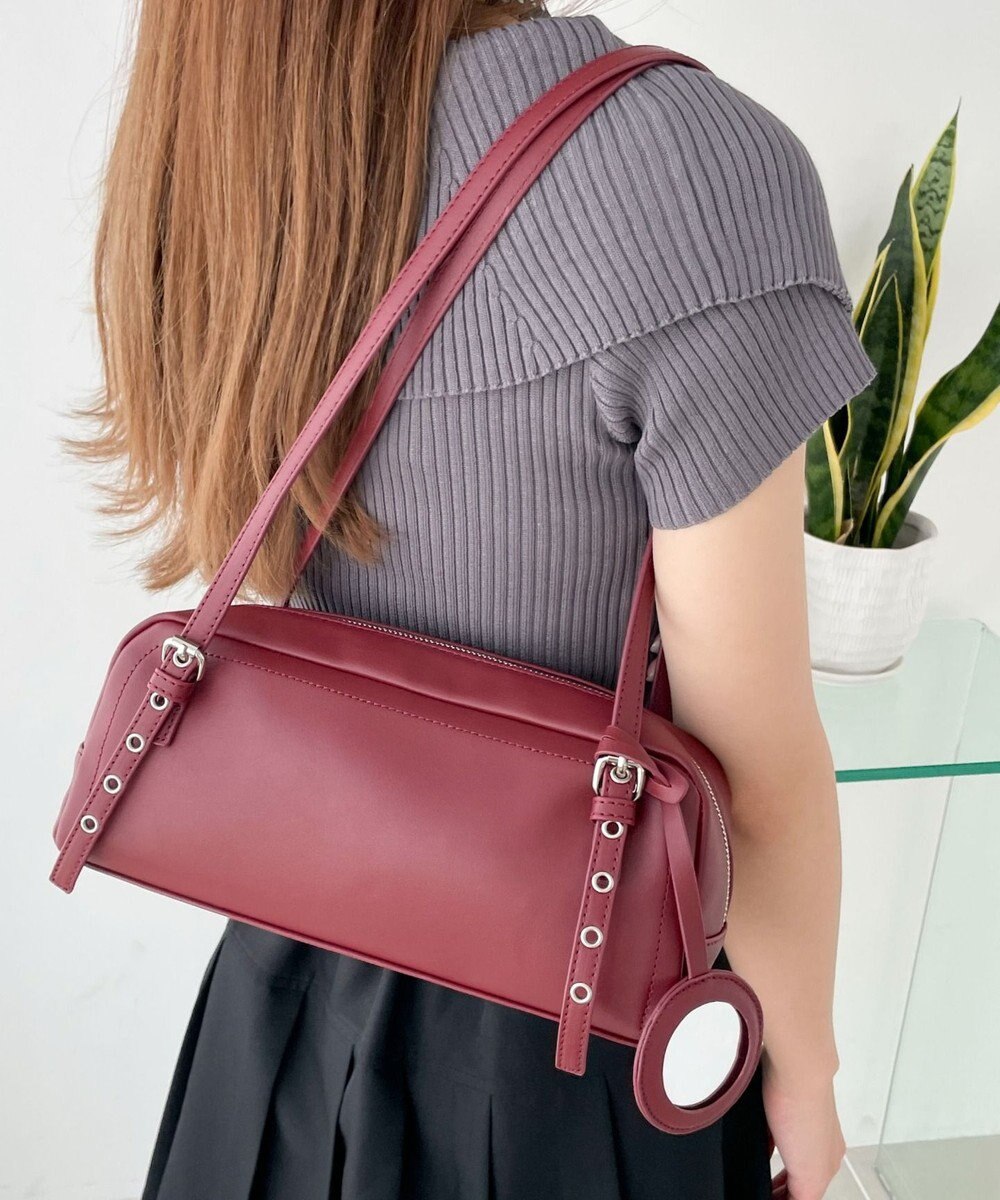 WEGO ミラー付きボストンバッグ 