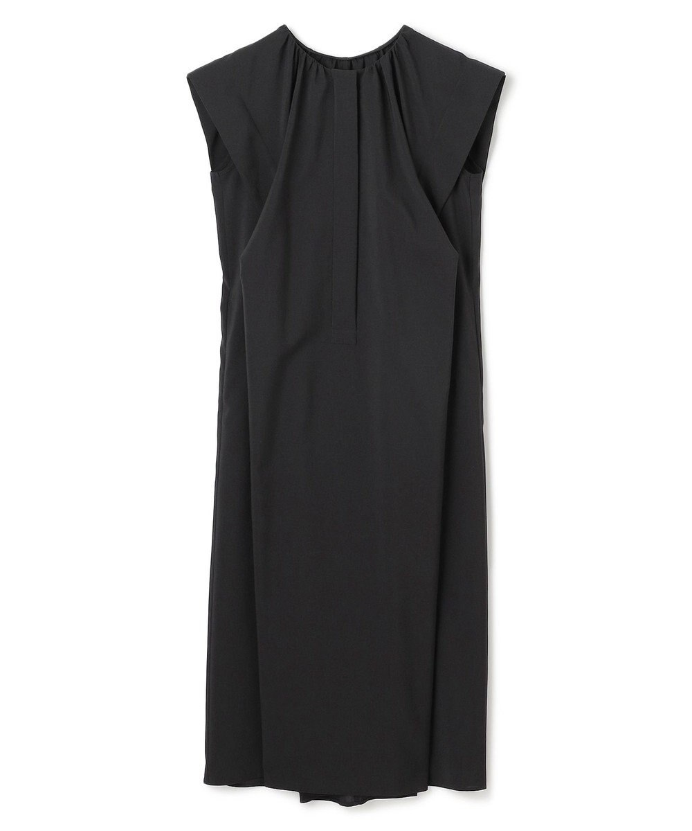 BEIGE， 【洗える/接触冷感/速乾/UVケア対応】BATEAU / フレンチスリーブAラインタックワンピース 