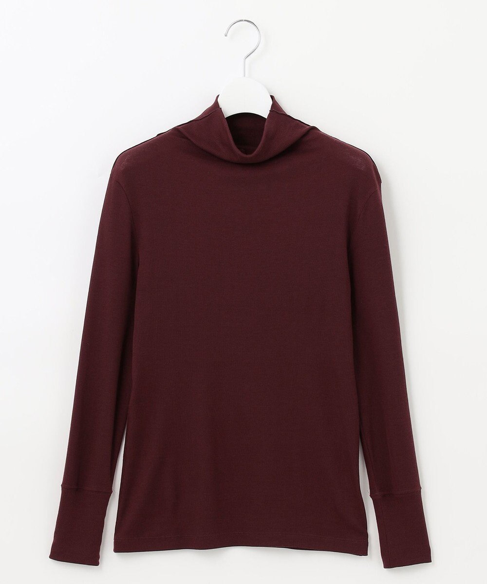 自由区 【XSサイズ～/洗える】ベアテレコ ボトルネック カットソー 