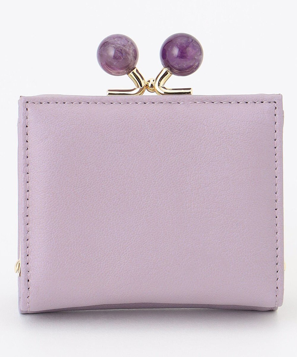 UNBILLION perche ジェムストーンがま口3つ折り財布 