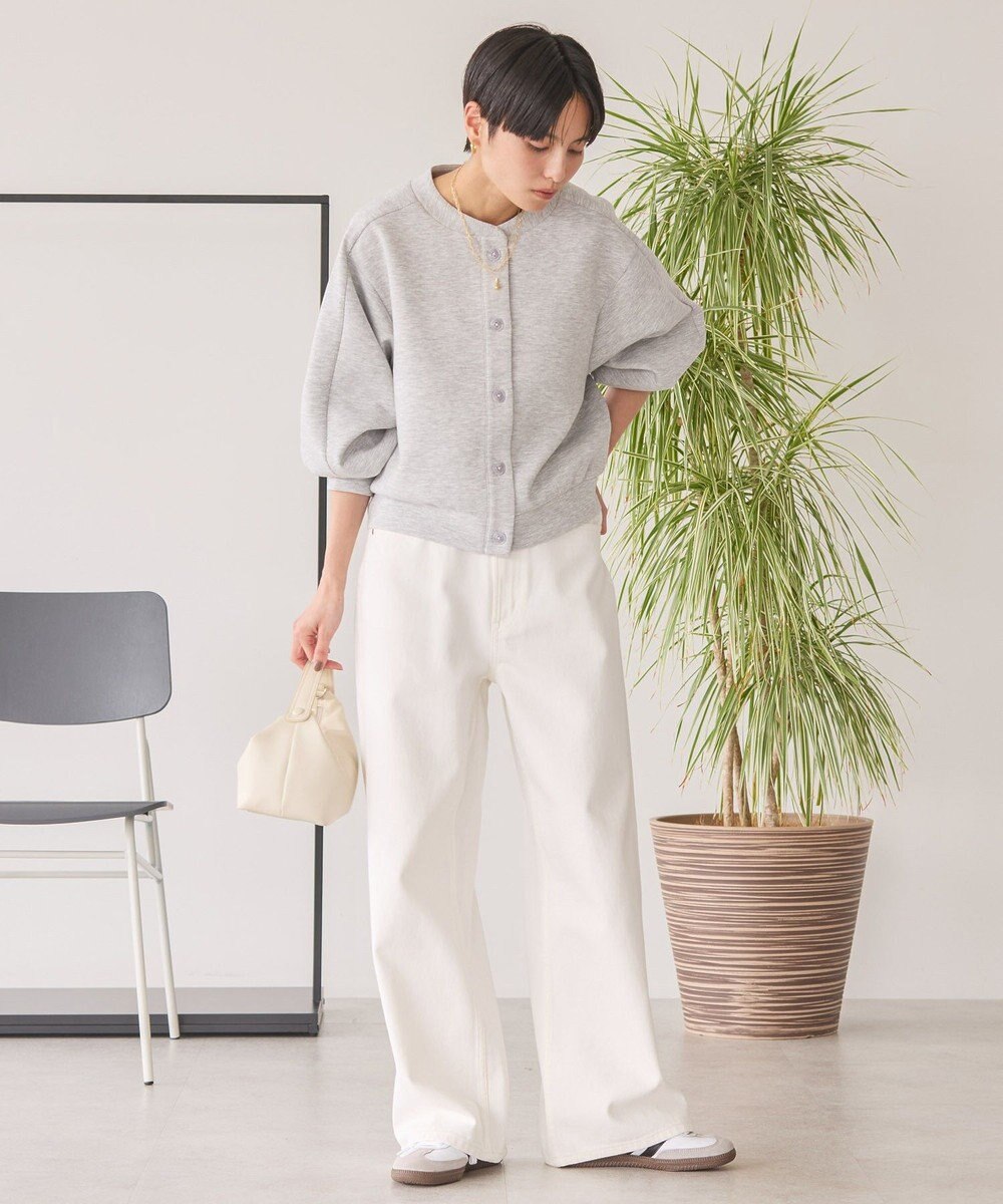 AMERICAN HOLIC ポンチクルーネックカーディガン 