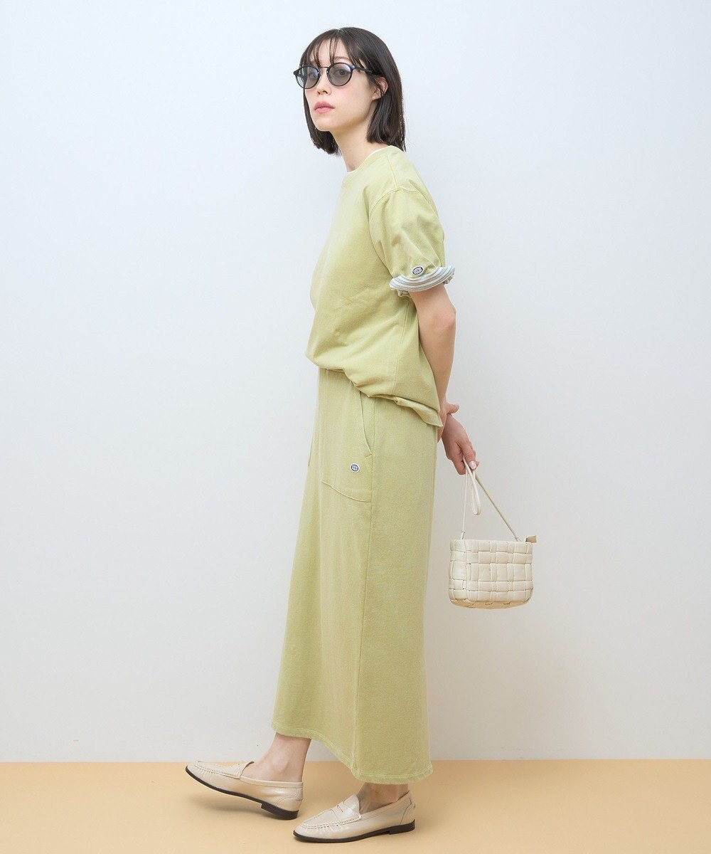 AMERICAN HOLIC DISCUS パウダーブリーチ加工Tシャツ 