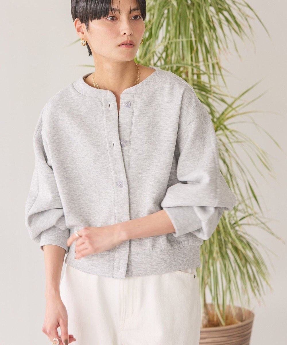 AMERICAN HOLIC ポンチクルーネックカーディガン 