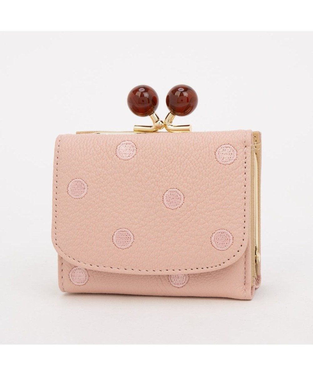 UNBILLION ペルケ perche / アクリル玉三つ折りミニサイフ 