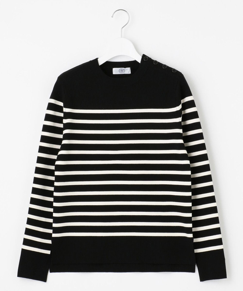 J.PRESS LADIES 【洗える】ミラノリブバスクボーダー ニット 