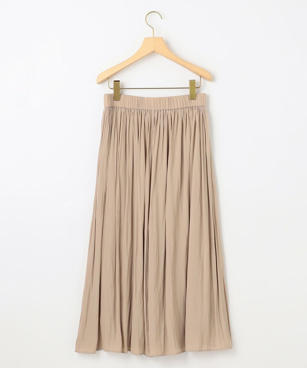 組曲 L 【WEB限定カラーあり】ギャザーライトデシン パンツ 