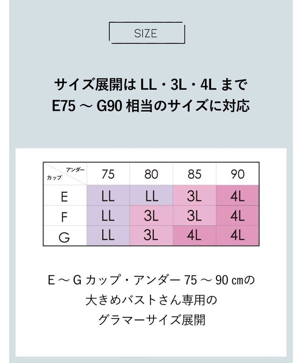 AMPHI ノンワイヤーブラ フルカップ グラマーさんにおすすめ 脇高設計 【しっかりささえてすっきり脇寄せブラ】 バストをしっかり支える 4Lまで展開 ブラジャー BBJ303 アンフィ／ワコール 