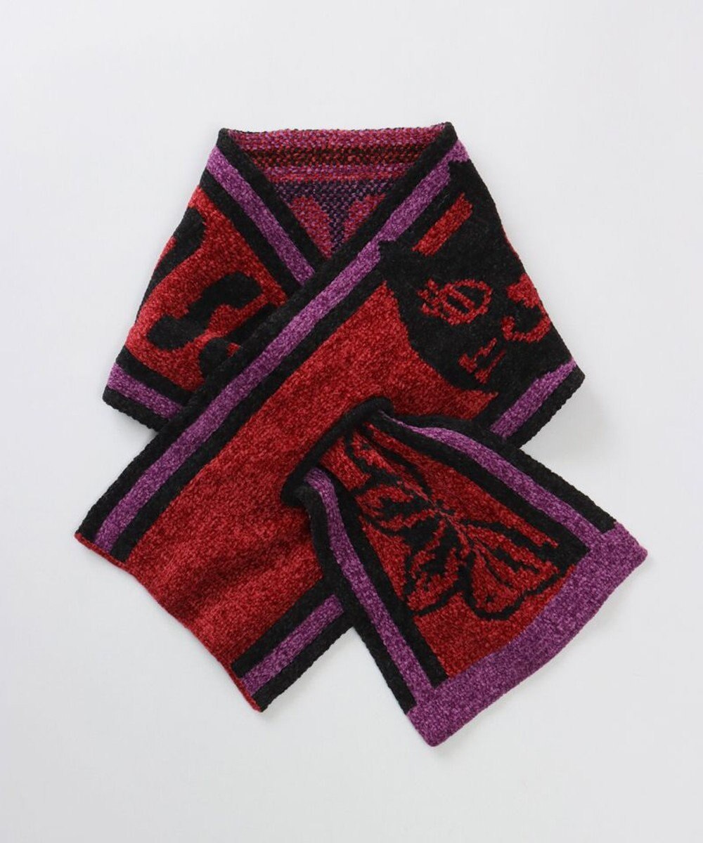 AURORA 【 ANNA SUI（アナ スイ）】差し込みモールマフラー(WASH) 