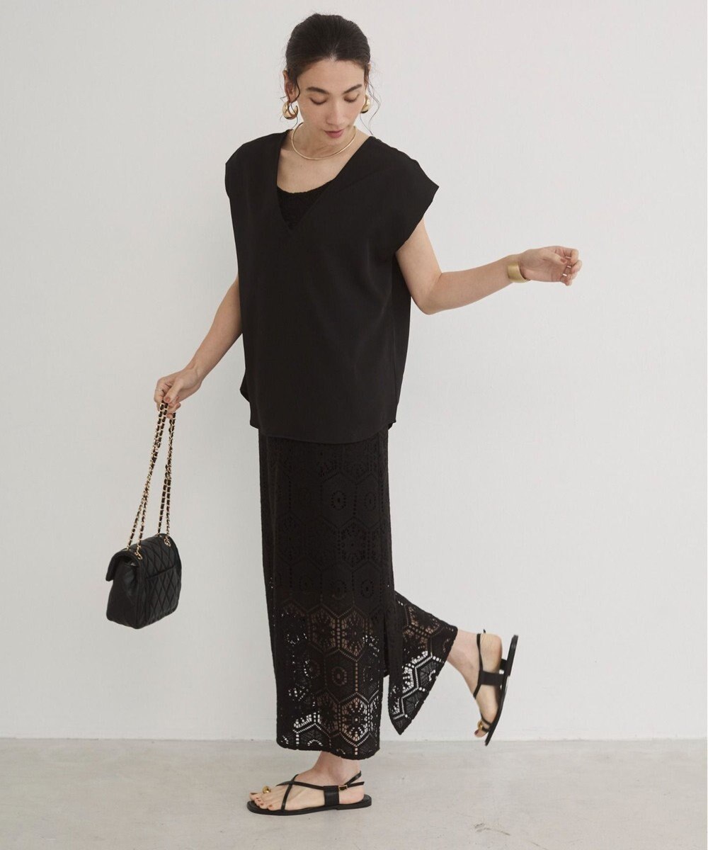 WEGO 【ANGIE VINTAGE】クロシェレースセットワンピース 