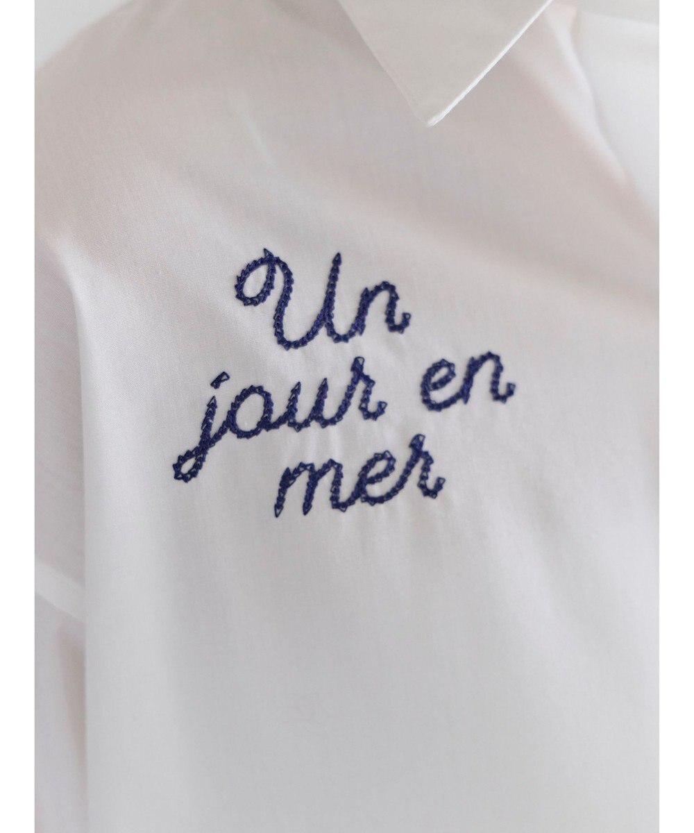 Te chichi ポイント刺繍シャツ 