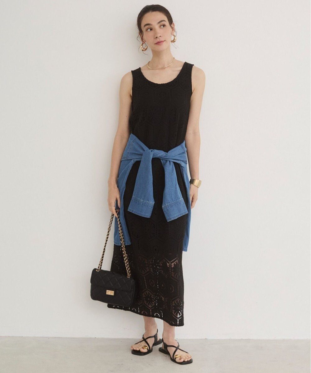 WEGO 【ANGIE VINTAGE】クロシェレースセットワンピース 