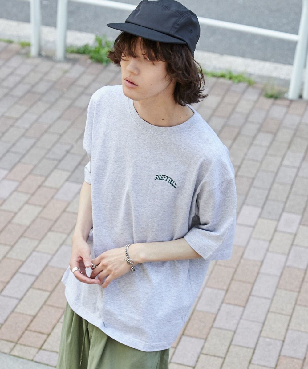 WEGO 【ユニセックス着用ITEM/綿100%/SMLサイズ展開】リラックスフィットワンポイントT（S） 