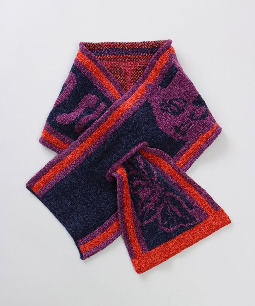 AURORA 【 ANNA SUI（アナ スイ）】差し込みモールマフラー(WASH) 