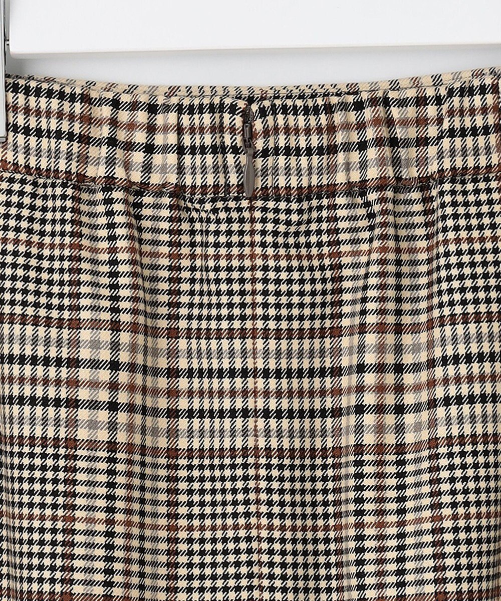 J.PRESS LADIES S 【洗える】PL/Visストレッチチェック スカート 