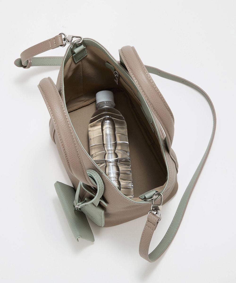 TOPKAPI 【Breath TOPKAPI】DUAL デュアル シュリンクレザー バイカラー トートバッグ チャーム付き 