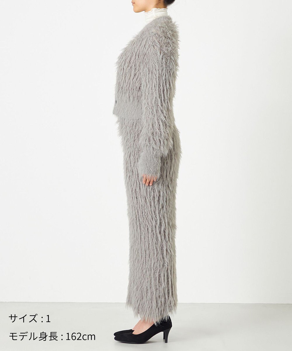 NAVE 【ReNAVE・洗える】メルティーシャギーニット カーディガン 