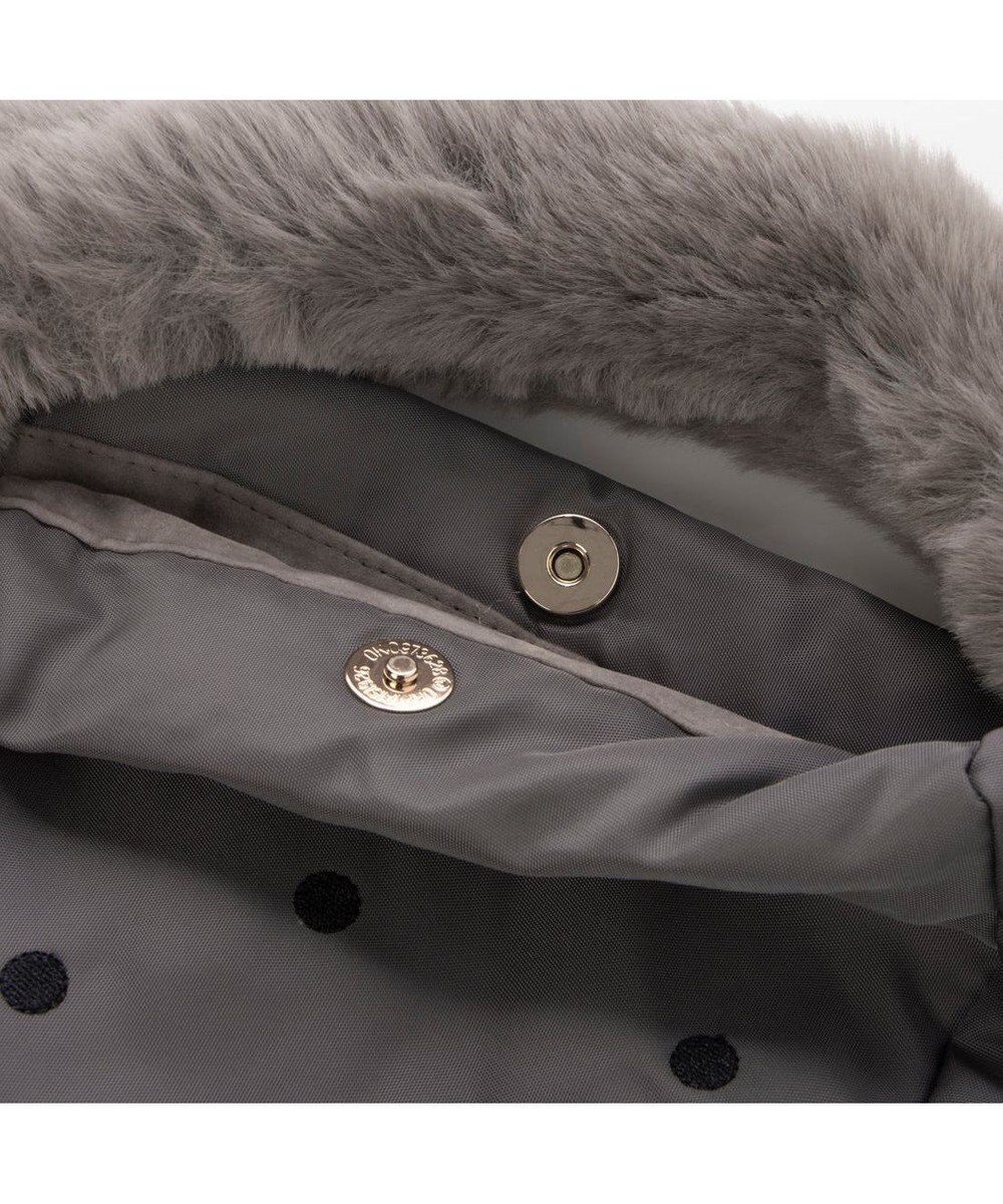 UNBILLION カシュカシュ cachecache / エコファーワンハンドルドット刺繍トート 