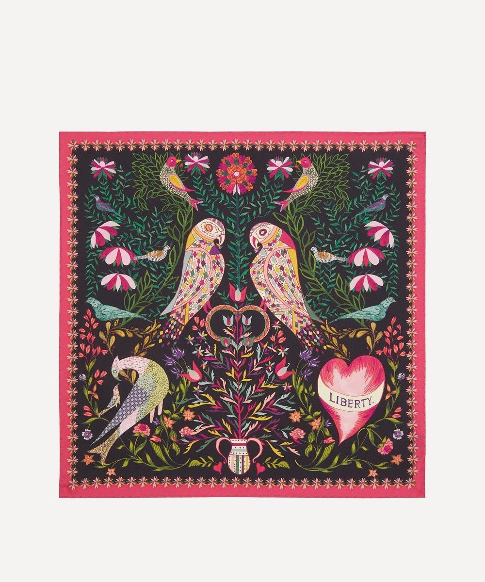 LIBERTY. ストールン ハート シルクスカーフ 45 