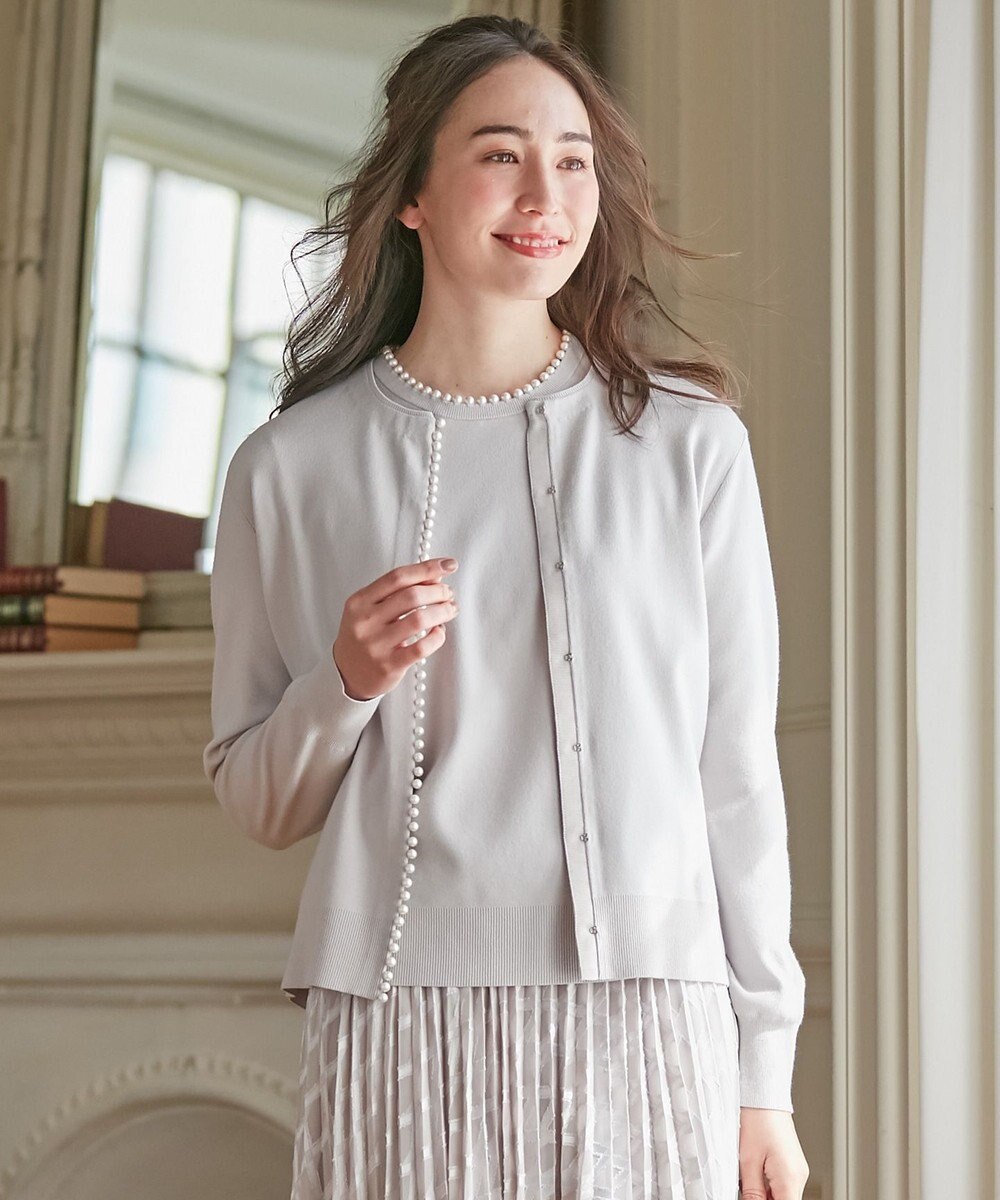 Web限定カラー有 コットンパールニット クルーネック カーディガン 自由区 ファッション通販 公式通販 オンワード クローゼット Web限定カラー有 コットンパールニット クルーネック カーディガン 自由区 ファッション通販 公式通販 オンワード クローゼット