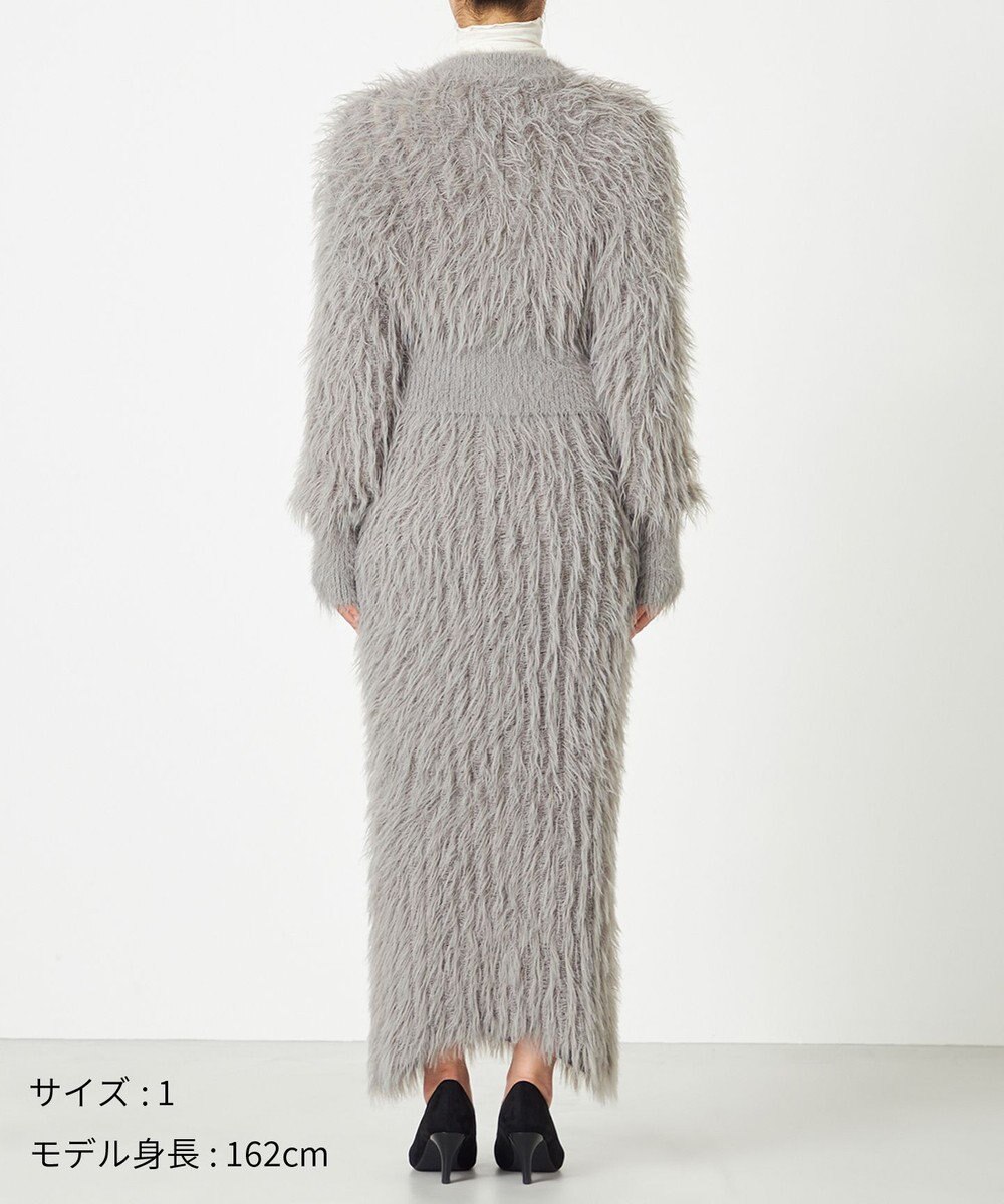 NAVE 【ReNAVE・洗える】メルティーシャギーニット カーディガン 