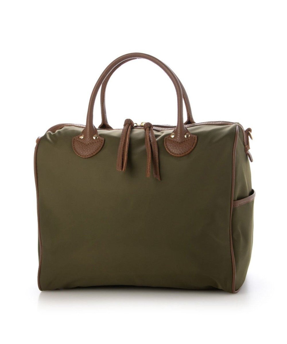 UNBILLION ペルケ perche / ナイロン牛革付属テープショルダー2wayボストンL 