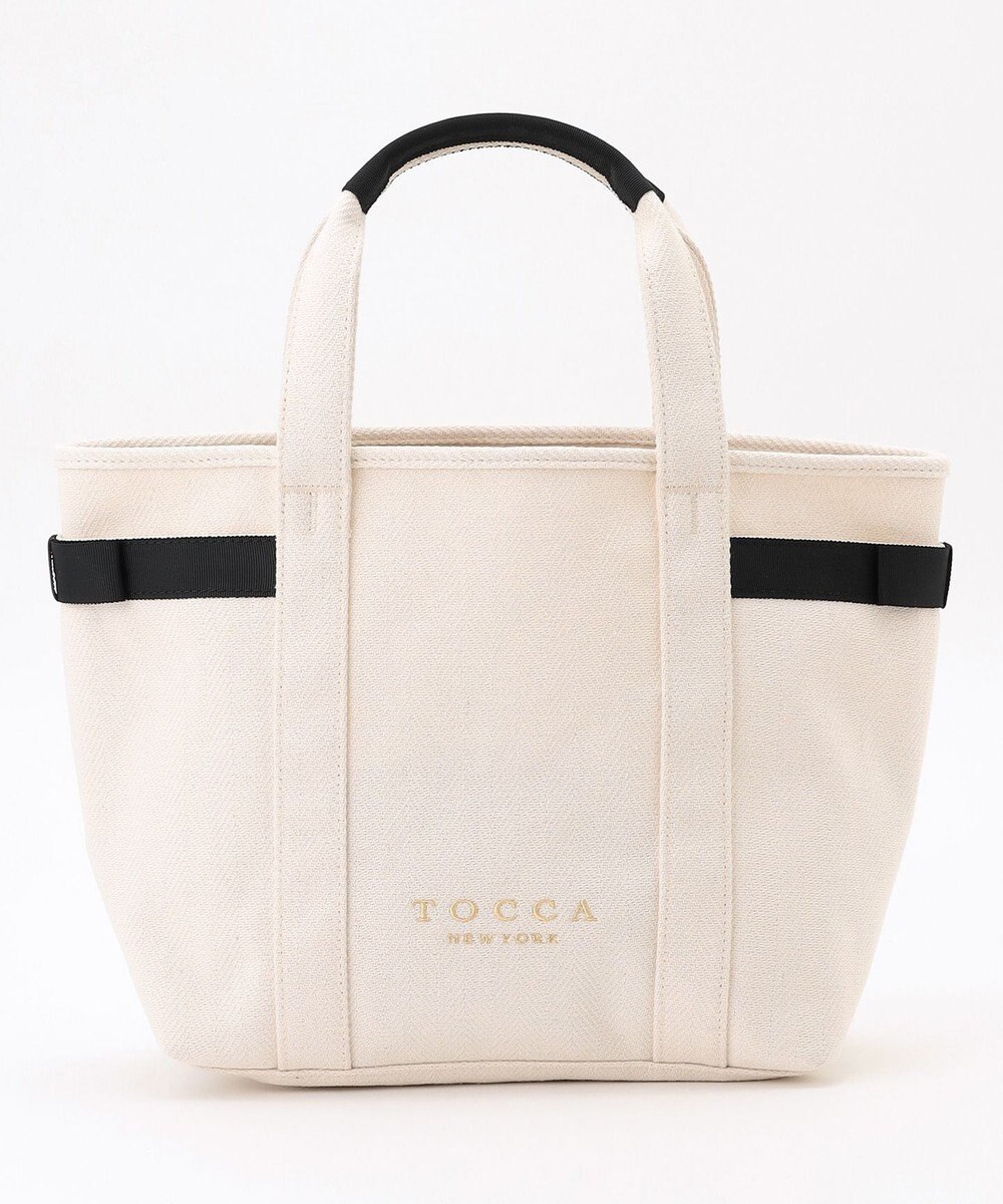 TOCCA 【A4サイズ対応】SIDE RIBBON CANVASTOTE トートバッグ 