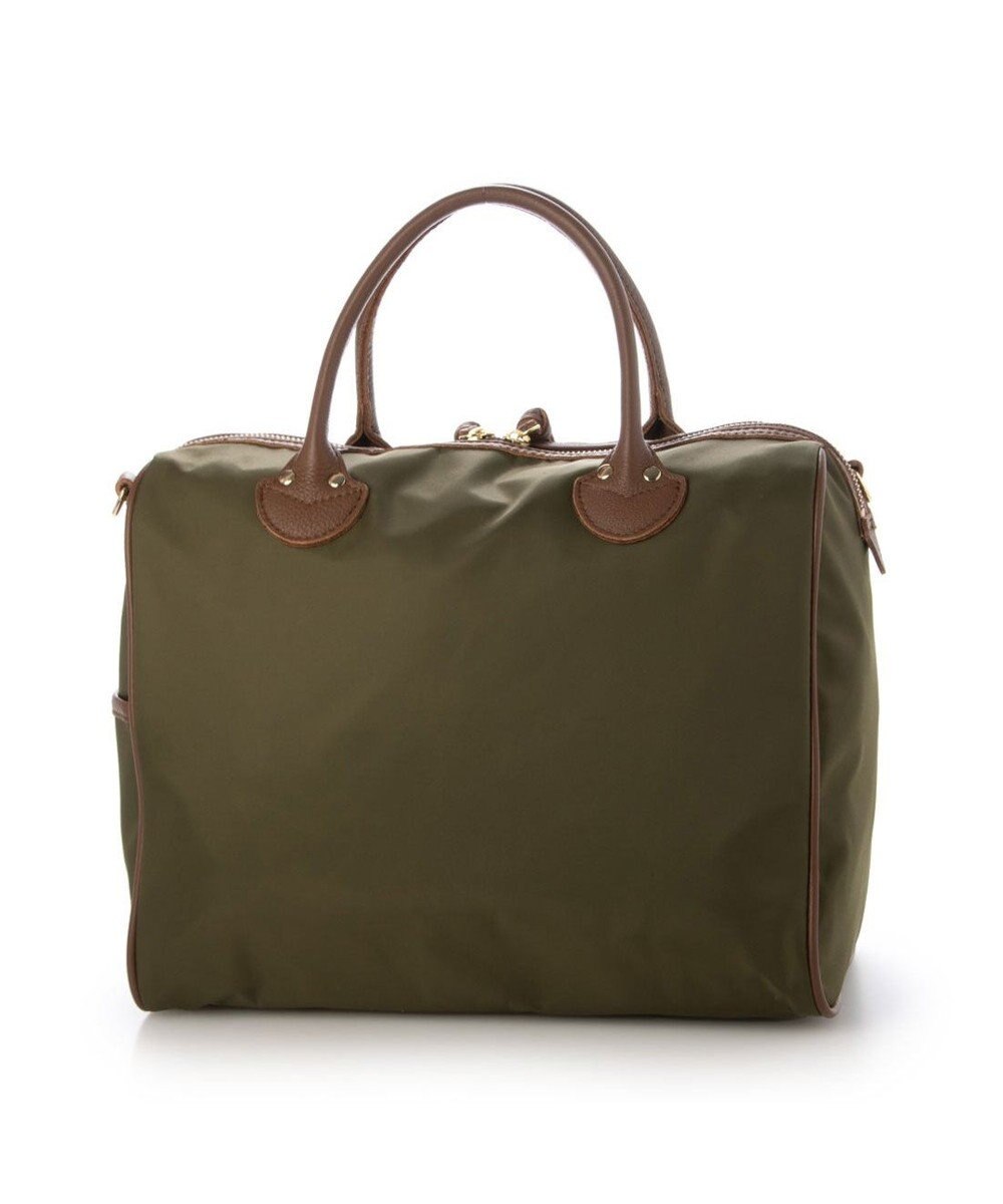 UNBILLION ペルケ perche / ナイロン牛革付属テープショルダー2wayボストンL 