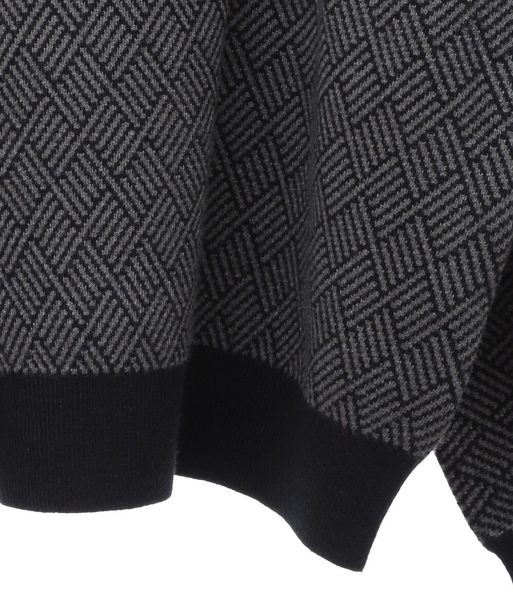 AMERICAN HOLIC バイパチ幾何学柄ニットプルオーバー 