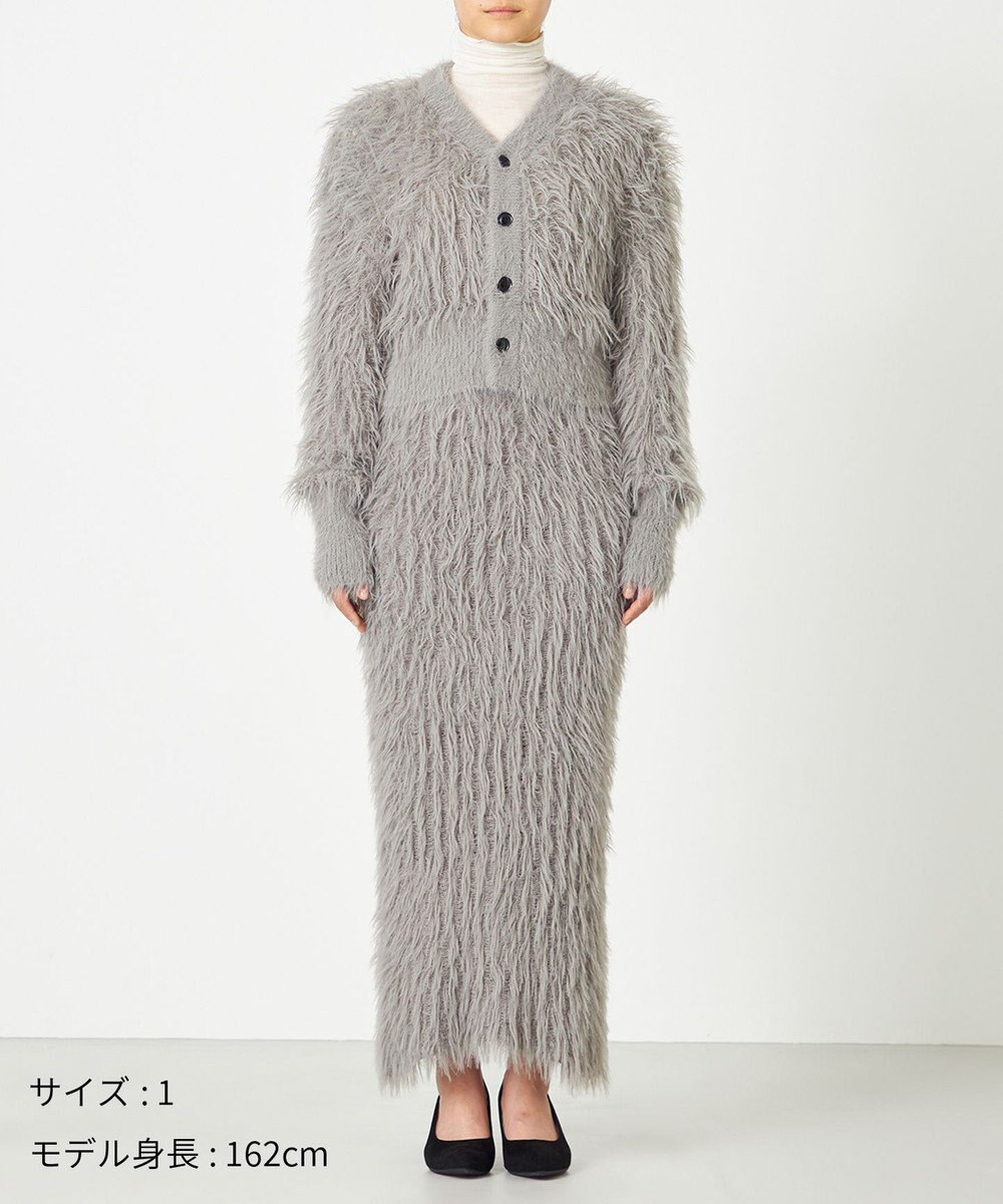 NAVE 【ReNAVE・洗える】メルティーシャギーニット カーディガン 