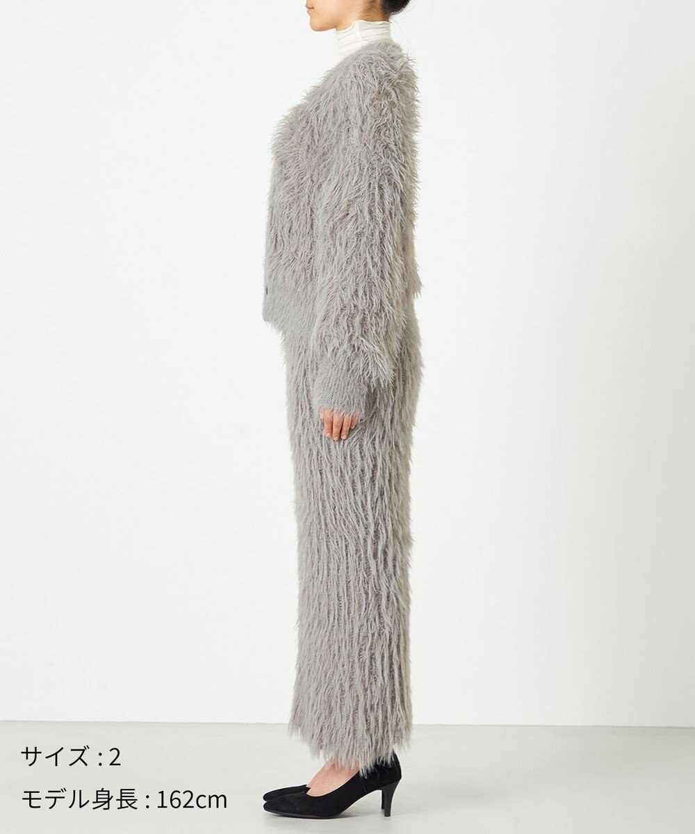 NAVE 【ReNAVE・洗える】メルティーシャギーニット カーディガン 