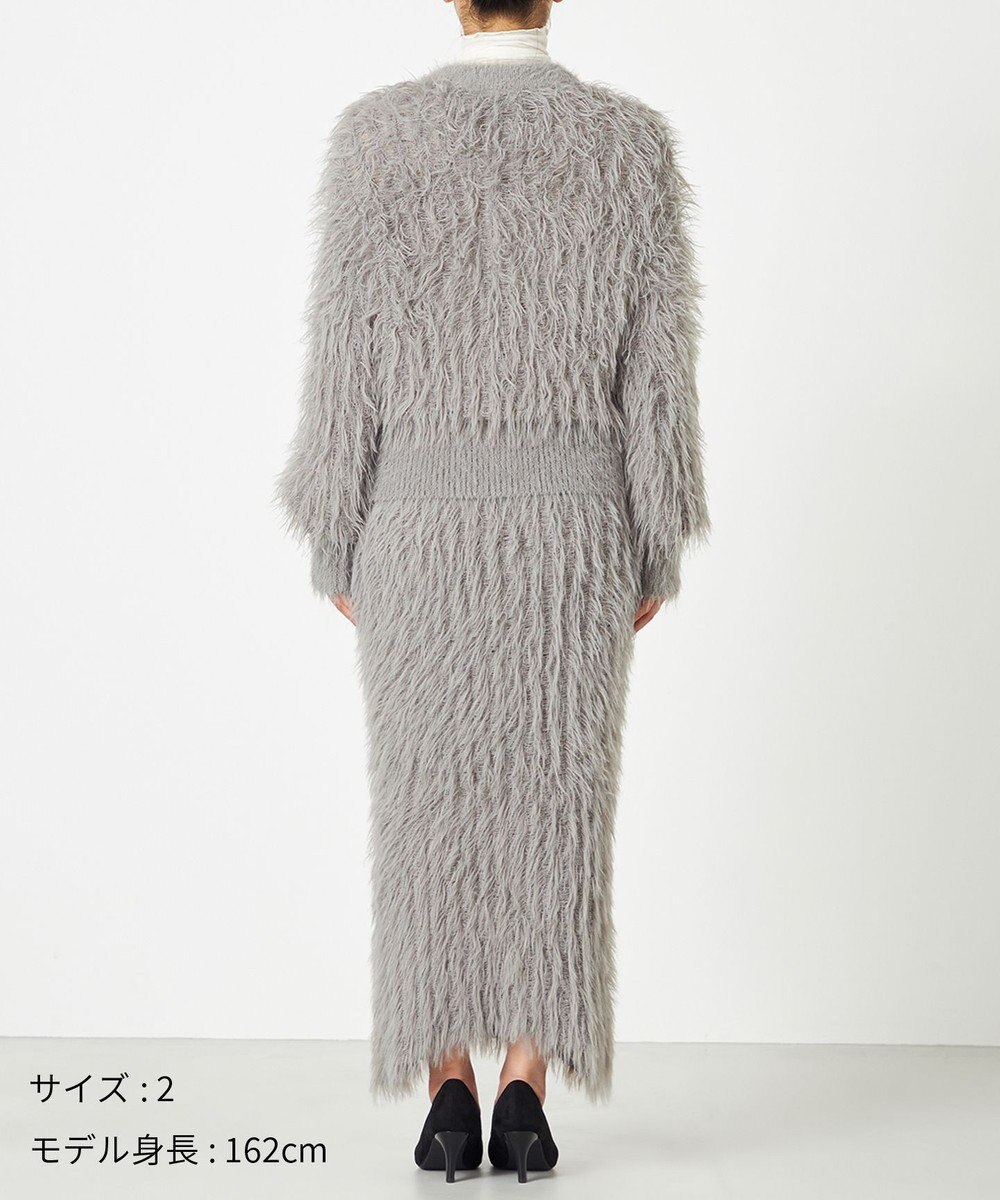 NAVE 【ReNAVE・洗える】メルティーシャギーニット カーディガン 