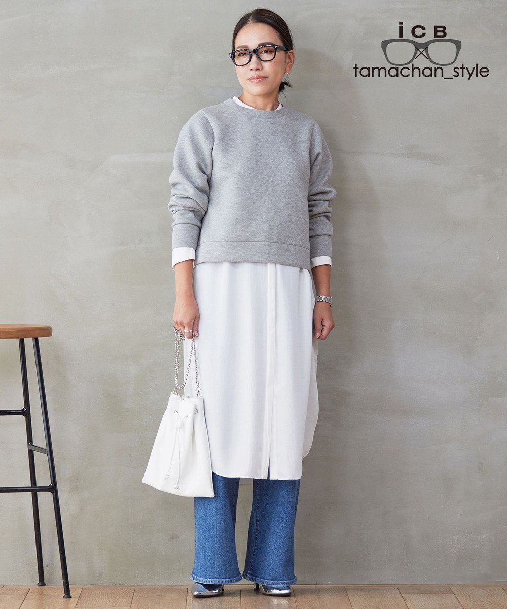 ICB 【ICB×tamachan_style コラボ】ラメスウェット 