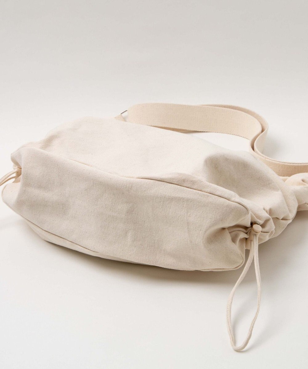 WEGO 【ユニセックスITEM/A4サイズ収納可能】サイドドロストキャンバスショルダー 