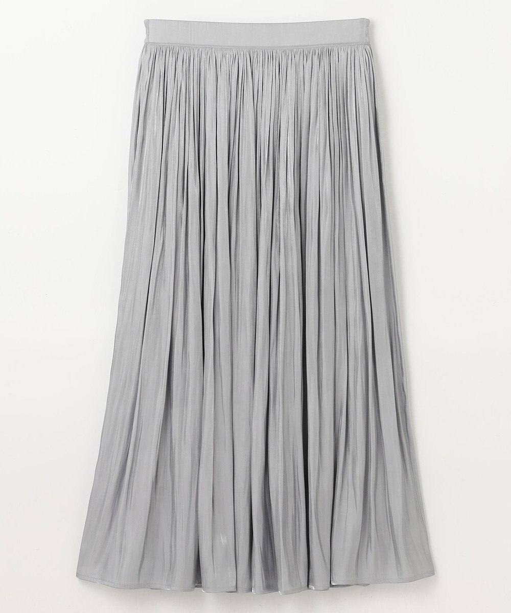 ANY 【ウエストゴム】シャイニーギャザースカート 