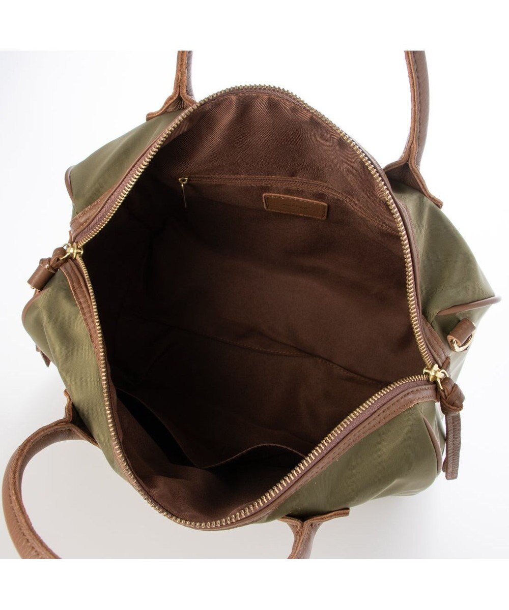 UNBILLION ペルケ perche / ナイロン牛革付属テープショルダー2wayボストンL 