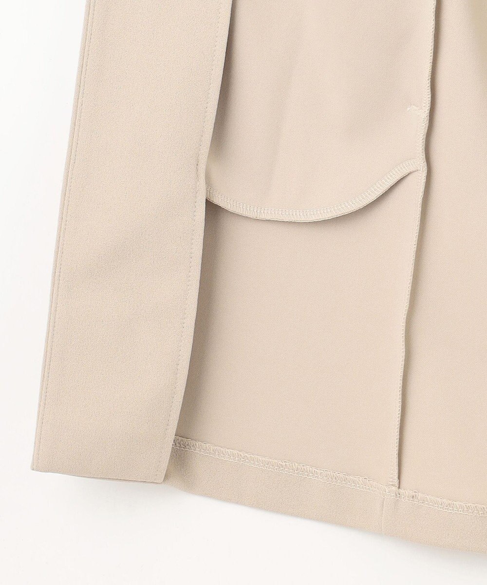 ANY 【洗濯機可】カットジョーゼットジレ 