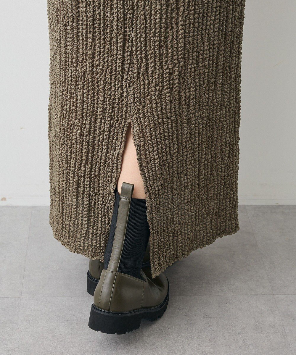 CRAFT STANDARD BOUTIQUE シャーリングジャガードスカート 