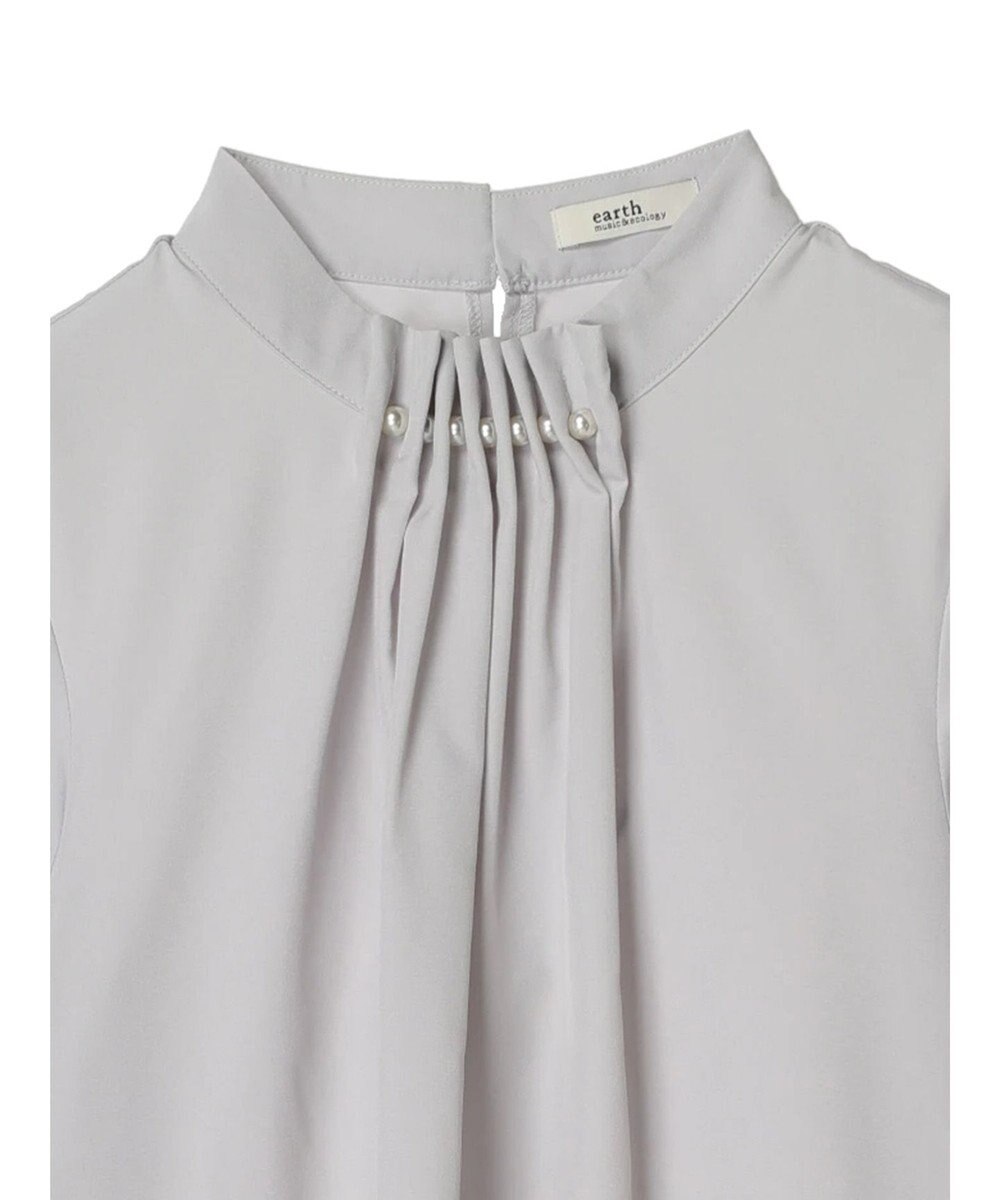 earth music&ecology パールタックブラウス 